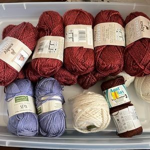 Tote of Alpaca, cotton and bamboo yarn